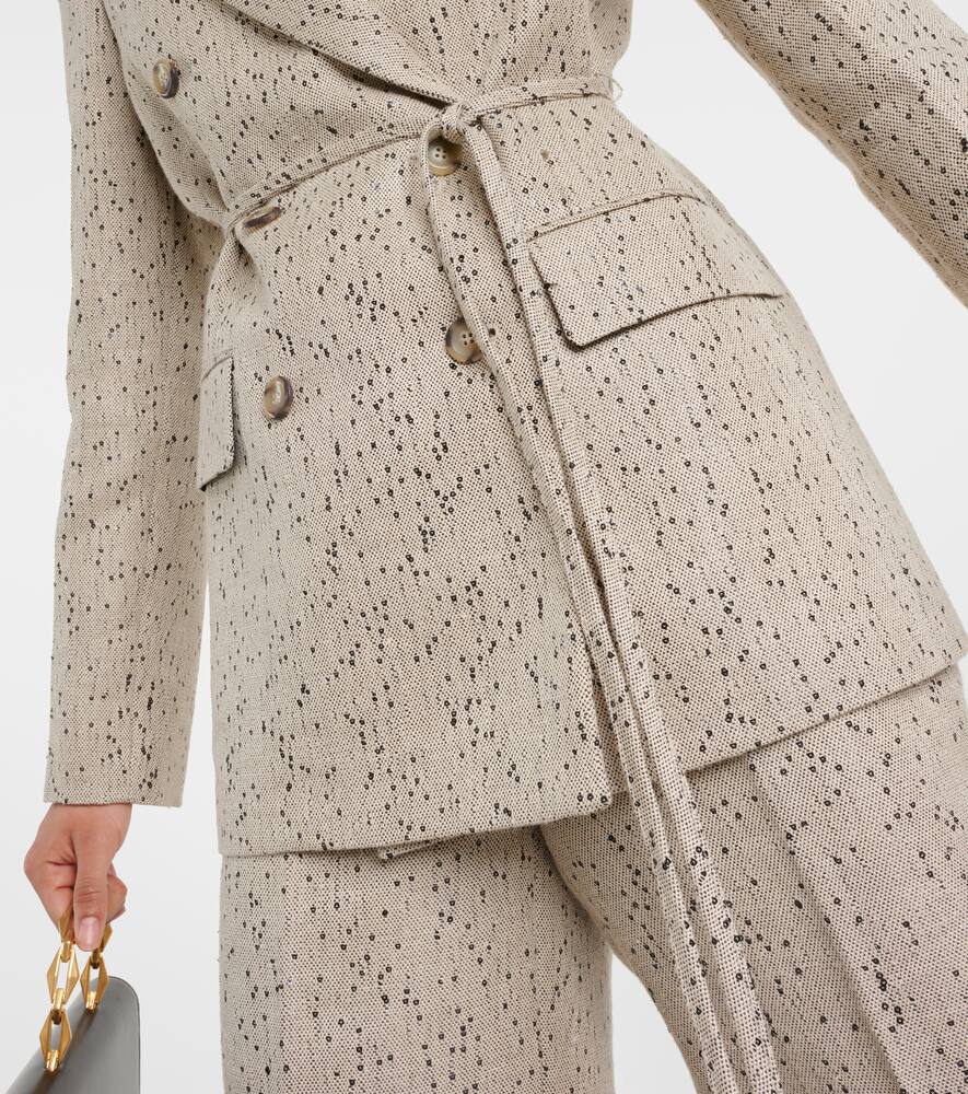 Altuzarra Hattson sequined tweed blazer