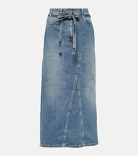 Altuzarra High-rise denim midi skirt - Altuzarra 高腰牛仔中长裙