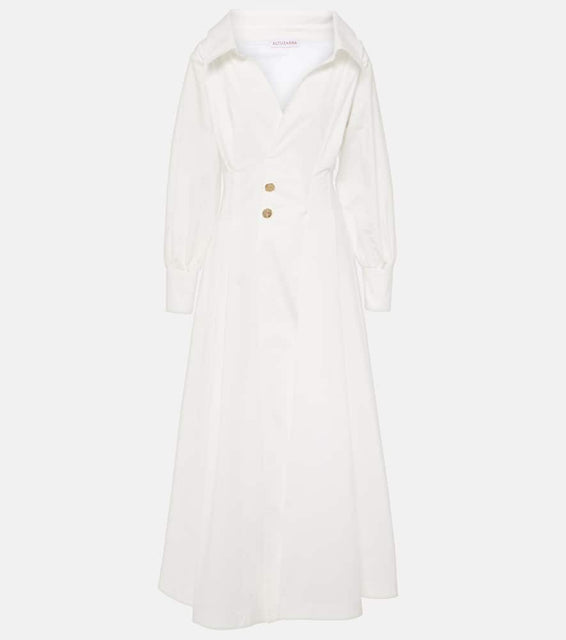 Altuzarra Isabela cotton-blend midi dress