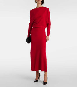 Altuzarra Kasos cashmere maxi dress