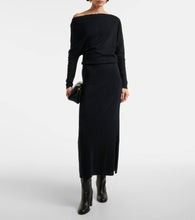 Altuzarra Kasos off-shoulder cashmere gown