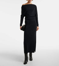 Altuzarra Kasos off-shoulder cashmere gown
