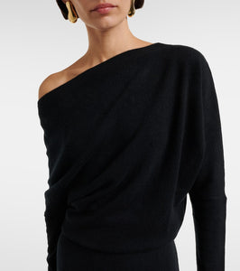 Altuzarra Kasos off-shoulder cashmere gown