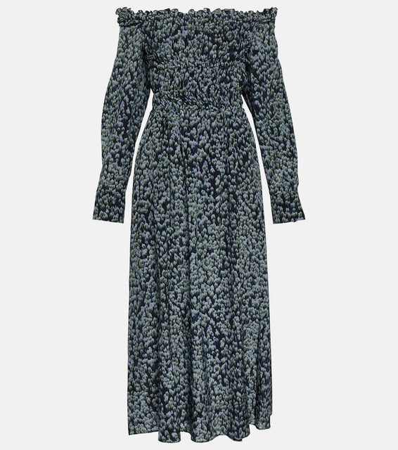 Altuzarra Lillian printed silk midi dress