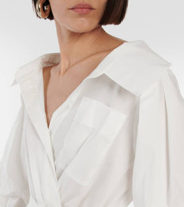Altuzarra Lyddy cotton-blend wrap dress