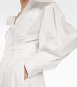 Altuzarra Lyddy cotton-blend wrap dress