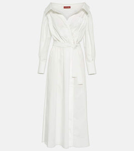 Altuzarra Lyddy cotton-blend wrap dress