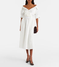 Altuzarra Lydia cotton-blend poplin shirt dress