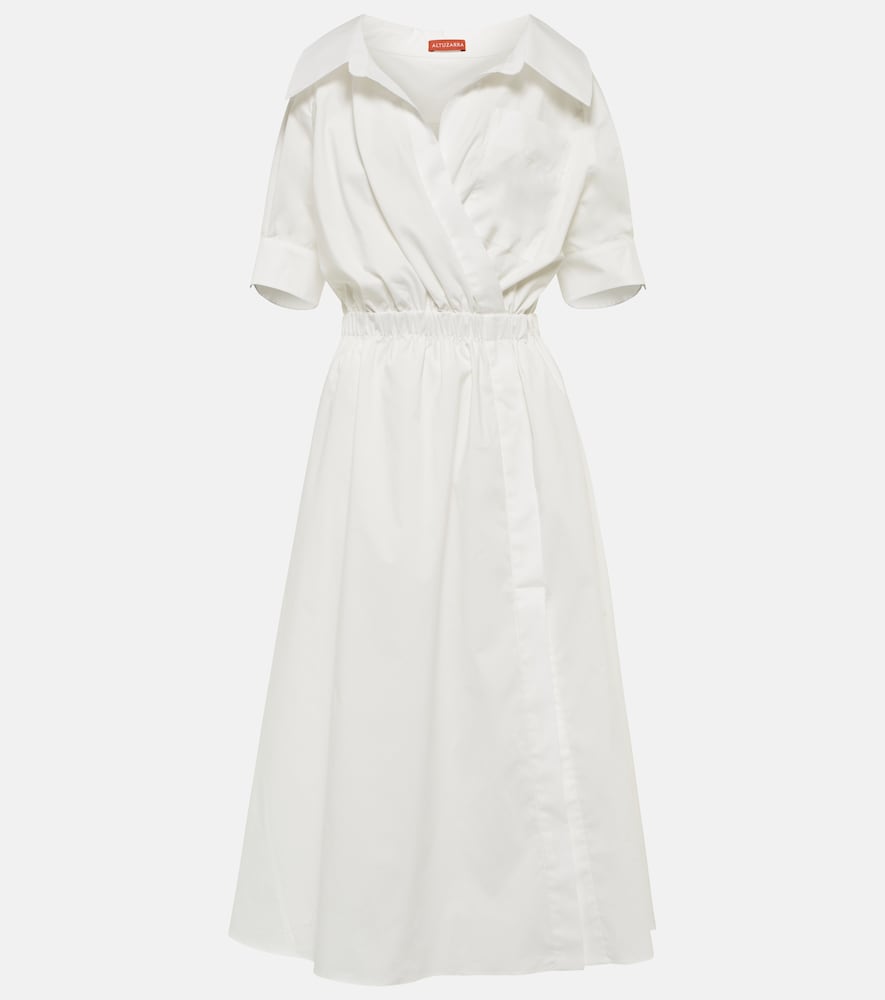 Altuzarra Lydia cotton-blend poplin shirt dress. Altuzarra Lydia 棉混纺府绸衬衫裙