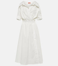 Altuzarra Lydia cotton-blend poplin shirt dress. Altuzarra Lydia 棉混纺府绸衬衫裙