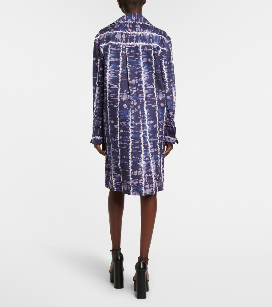 Altuzarra Nia printed cotton-blend shirt dress