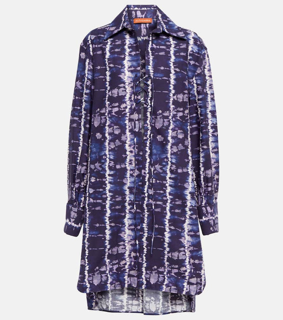 Altuzarra Nia printed cotton-blend shirt dress