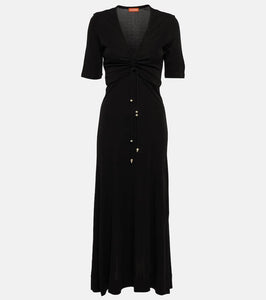 Altuzarra Panya ruched midi dress