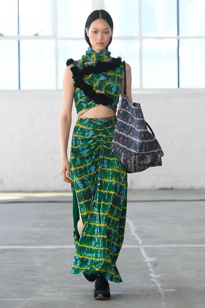 Altuzarra Safia embellished maxi skirt