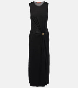 Altuzarra Saralien gathered jersey midi dress