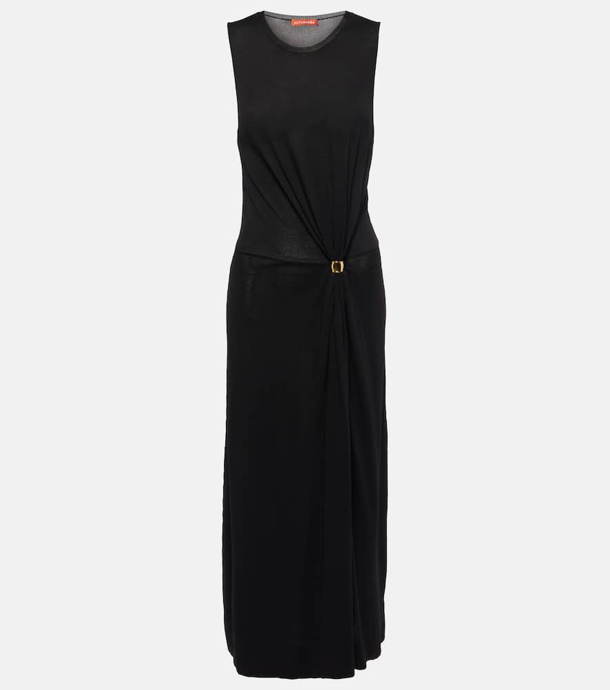 Altuzarra Saralien gathered jersey midi dress