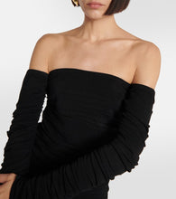 Altuzarra Trikera off-shoulder jersey maxi dress