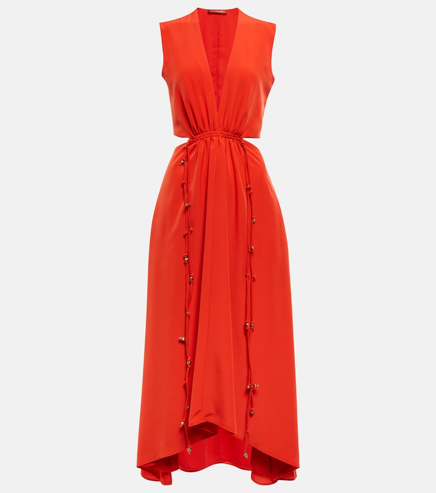 Altuzarra V-neck midi dress. Altuzarra V领中长连衣裙