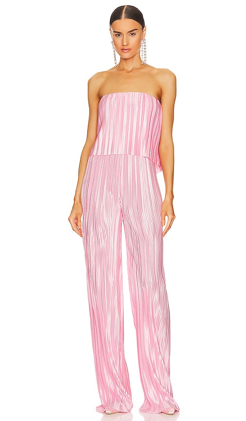 Amanda Uprichard Collina Jumpsuit in Blush - Amanda Uprichard Collina Combinaison en Blush - Amanda Uprichard Collina 腮红连身裤 - Amanda Uprichard Collina Jumpsuit in Blush - Amanda Uprichard 콜리나 점프수트 - Tuta Amanda Uprichard Collina color cipria