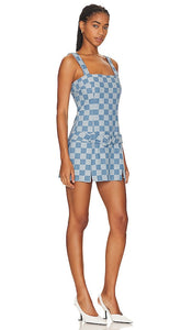 Amanda Uprichard Rossi Romper in Blue