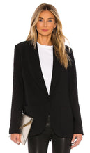 Amanda Uprichard Shawl Collar Blazer in Black