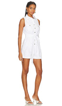 Amanda Uprichard Sleeveless Greyson Romper in White