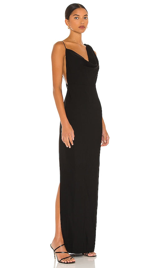 Amanda Uprichard X REVOLVE Arial Gown in Black