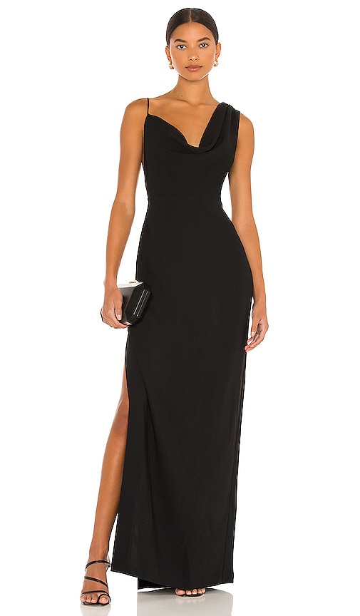 Amanda Uprichard X REVOLVE Arial Gown in Black - Amanda Uprichard X REVOLVE ROBE Arial en Noir - Amanda Uprichard X REVOLVE Arial 黑色礼服 - Amanda Uprichard X REVOLVE Arial Kleid in Schwarz - Amanda Uprichard X REVOLVE Arial 가운 블랙 색상 - Abito Amanda Uprichard X REVOLVE Arial in nero