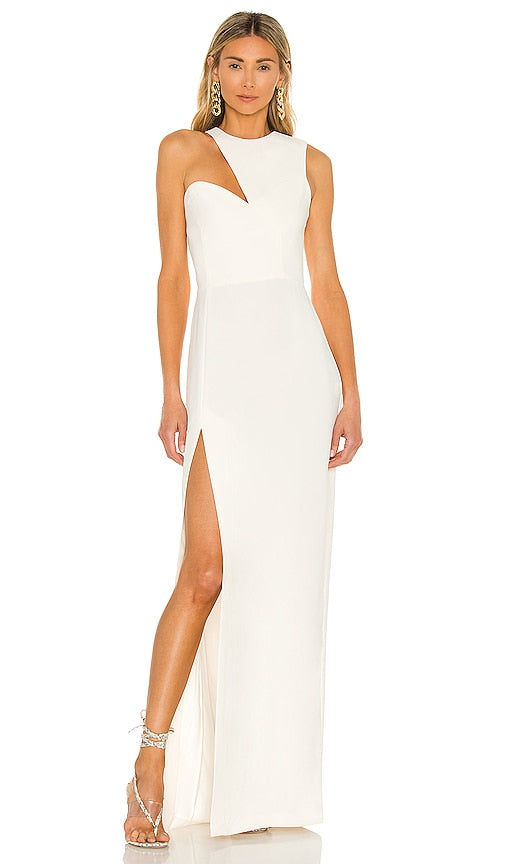 Amanda Uprichard X REVOLVE Gilda Gown in Ivory - Amanda Uprichard X REVOLVE ROBE Gilda en Ivoire - Amanda Uprichard X REVOLVE Gilda 象牙色礼服 - Amanda Uprichard X REVOLVE Gilda Kleid in Elfenbein - Amanda Uprichard X REVOLVE 길다 드레스 - Abito Amanda Uprichard X REVOLVE Gilda in avorio