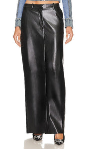 Amanda Uprichard X Revolve Dossi Faux Leather Maxi Skirt in Black - Amanda Uprichard X Revolve Dossi Jupe longue en simili cuir noir - Amanda Uprichard X Revolve Dossi 黑色人造皮革超长裙 - Amanda Uprichard X Revolve Dossi Maxirock aus Kunstleder in Schwarz - Amanda Uprichard X Revolve Dossi 인조 가죽 맥시 스커트 - Gonna maxi in ecopelle Amanda Uprichard X Revolve Dossi in nero