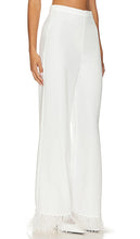 Amanda Uprichard X Revolve Spenser Feather Pant in Ivory