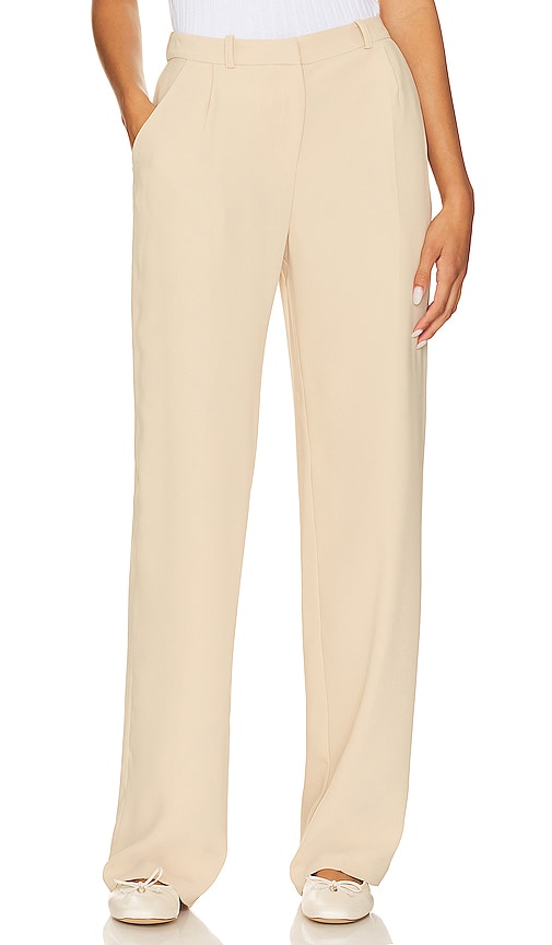 Amanda Uprichard X Revolve Wallace Pants in Beige - Pantalon Amanda Uprichard X Revolve Wallace en beige - Amanda Uprichard X Revolve Wallace 米色长裤 - Amanda Uprichard X Revolve Wallace Hose in Beige - Amanda Uprichard X Revolve Wallace 팬츠베이지 색상 - Pantaloni Amanda Uprichard X Revolve Wallace in beige