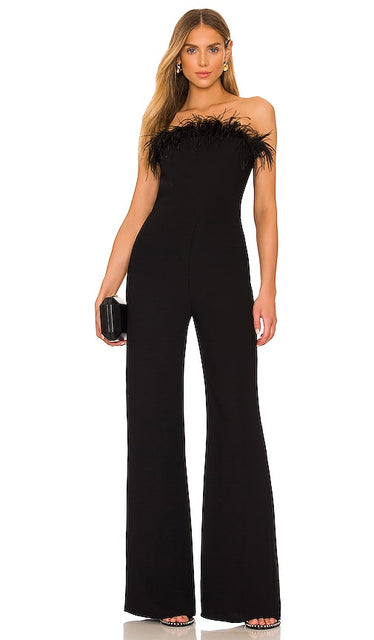 Amanda Uprichard x REVOLVE Amiah Jumpsuit in Black - Amanda Uprichard x REVOLVE Combinaison Amiah en Noir - Amanda Uprichard x REVOLVE Amiah 黑色连身裤 - Amanda Uprichard x REVOLVE Amiah Overall in Schwarz - Amanda Uprichard x REVOLVE 아미아 점프수트 블랙 색상 - Tuta Amanda Uprichard x REVOLVE Amiah in nero