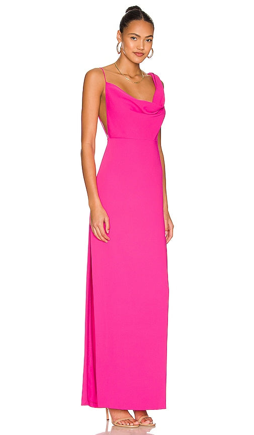 Amanda Uprichard x REVOLVE Arial Gown in Fuchsia