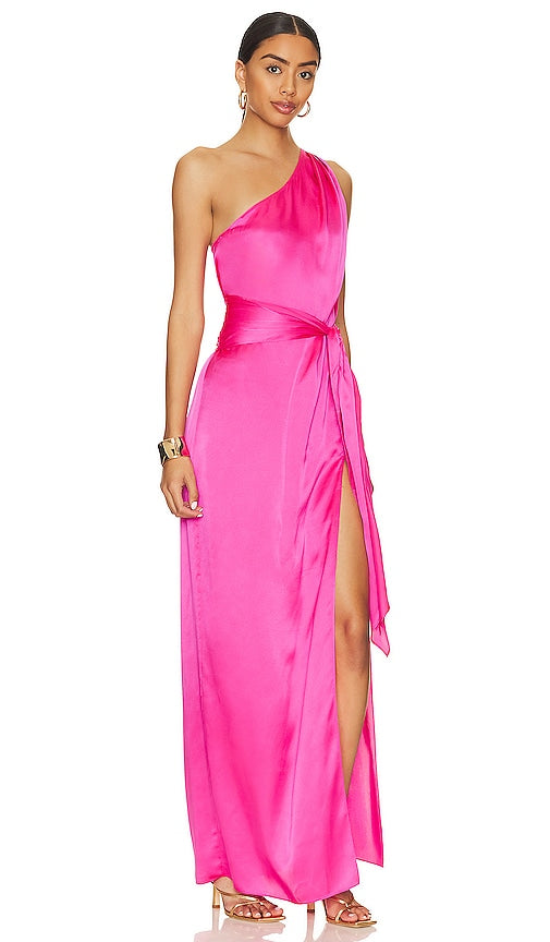 Amanda Uprichard x REVOLVE Delmar Gown In Cerise in Fuchsia
