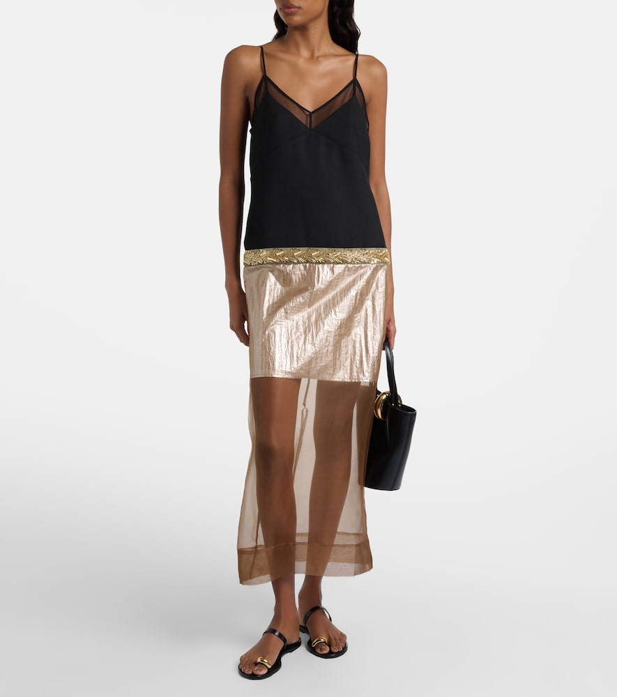 Amanu Kibera embellished leather sandals