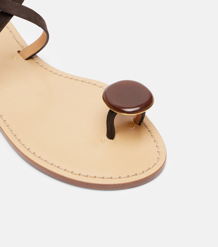 Amanu Kigali suede sandals
