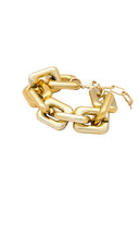 Amber Sceats Chunky Chain Bracelet in Metallic Gold