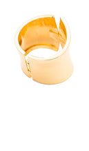 Amber Sceats Cuff Bracelet in Metallic Gold