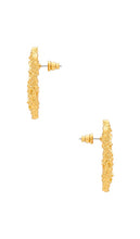 Amber Sceats Sparkle Heart Earring in Metallic Gold