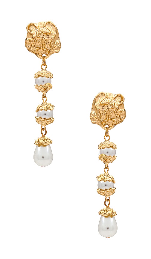 Amber Sceats x REVOLVE Clara Earring in Metallic Gold