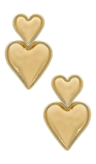 Amber Sceats x REVOLVE Cupid Earrings in Metallic Gold