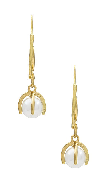 Amber Sceats x REVOLVE Lily Earring in Metallic Gold