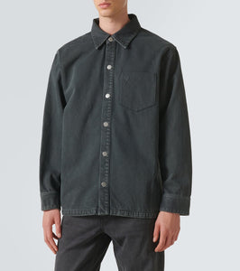 Ami Paris Ami de C√Ö¬ìur cotton overshirt