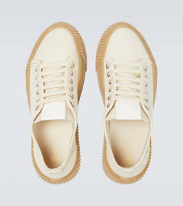 Ami Paris Canvas lace-up sneakers