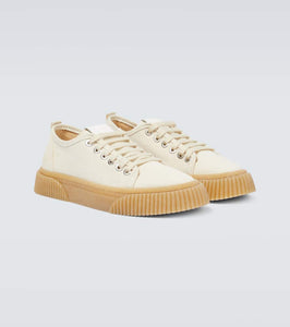 Ami Paris Canvas lace-up sneakers