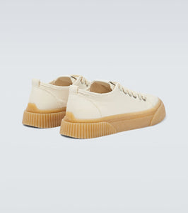 Ami Paris Canvas lace-up sneakers