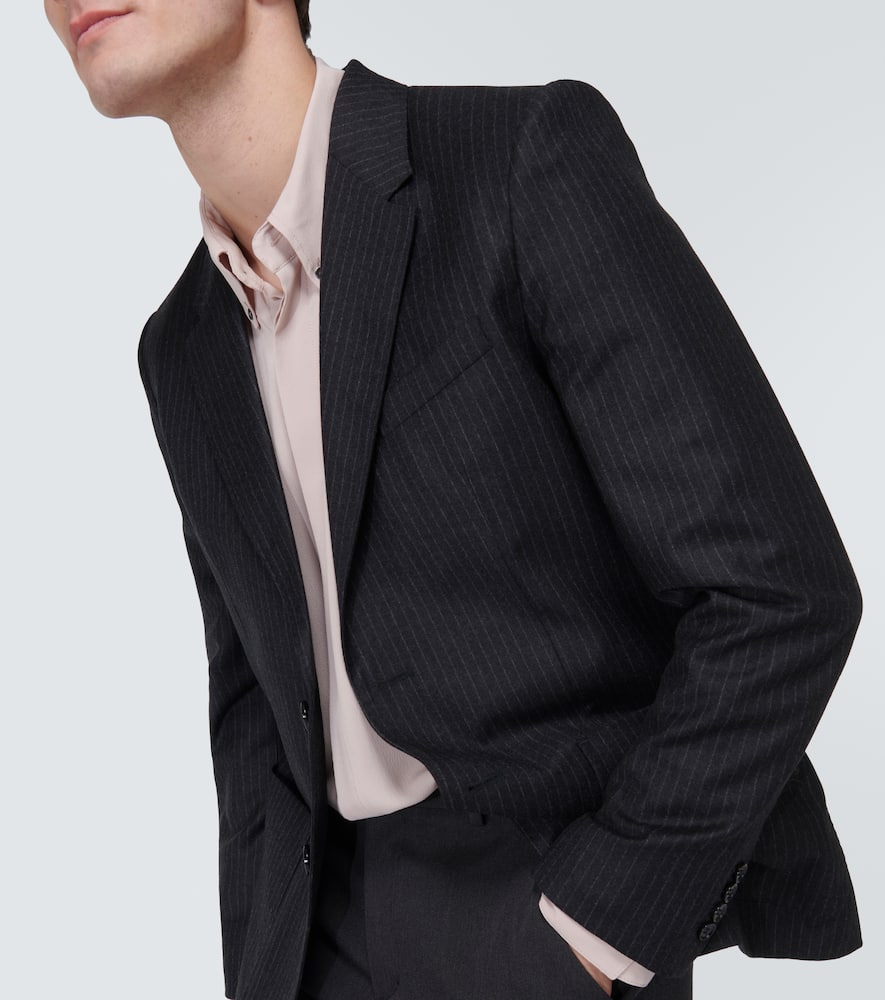 Ami Paris Chalk stripe virgin wool blazer