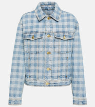 Ami Paris Checked denim jacket