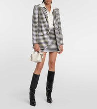 Ami Paris Checked wool and cotton blazer